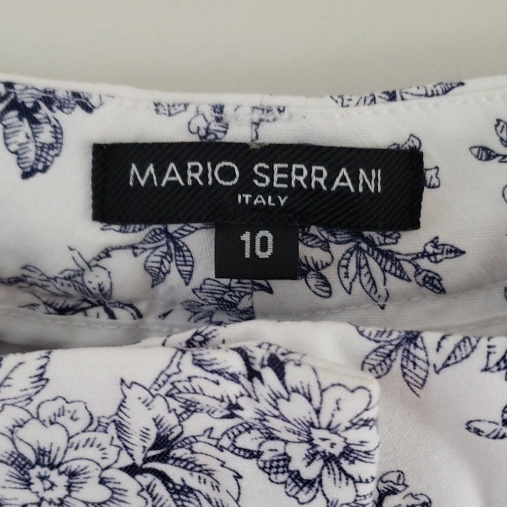 Mario Serrani Italy Comfort Stretch Slim Fit Tummy Control Cropped Pants Size 10 - Picture 14 of 16